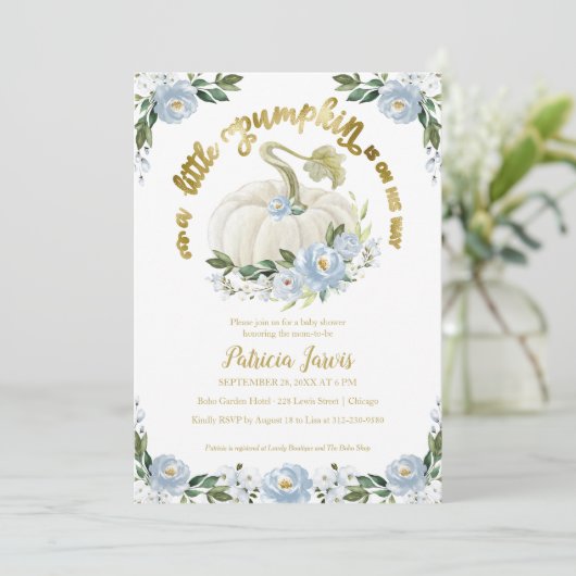 Een kleine Herfst Baby shower (Staand voorkant)