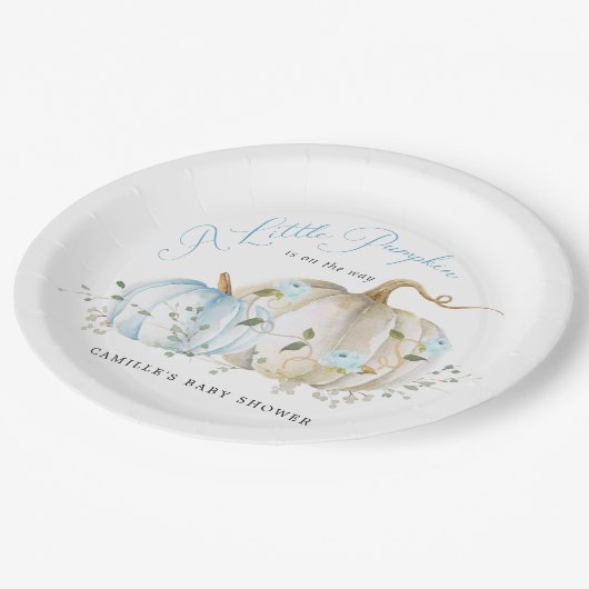 Een kleine Herfst Baby shower Bord (Gekanteld)