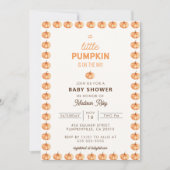 Een kleine Herfst Baby shower-uitnodiging Kaart (Voorkant)