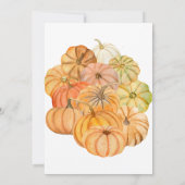 Een kleine Herfst Baby shower-uitnodiging Kaart (Achterkant)