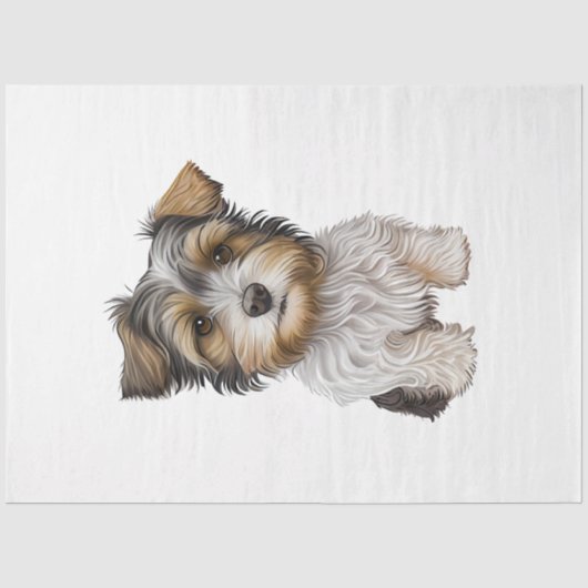 Een kleine honden serie ontwerp 29 tissuepapier (Voorkant)