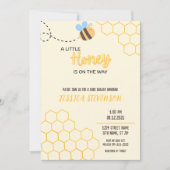 Een kleine Honey Baby shower uitnodiging (Voorkant)
