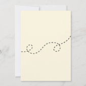 Een kleine Honey Baby shower uitnodiging (Achterkant)