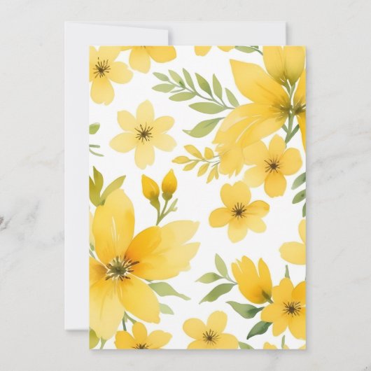 Een kleine Honey Jar Baby shower uitnodiging (Achterkant)