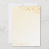Een kleine honing Baby shower uitnodiging (Achterkant)