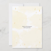 Een Kleine Honing Bij Baby Shower Kaart (Achterkant)