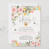 Een kleine honing op weg naar Greenery roze Gold B Kaart (Voorkant)