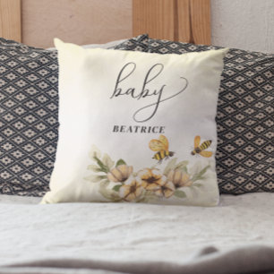 Een kleine honingbij Baby Shower Kussen