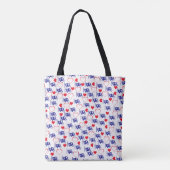 Een kleine hoop en liefde in de printtas tote bag (Achterkant)