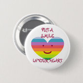 EEN KLEINE INSTALLATIE IN UW HARTButton Ronde Button 5,7 Cm (Voorkant /achterkant)