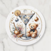 Een kleine is onderweg! Baby Shower Bedankjes Labels (Voorkant)