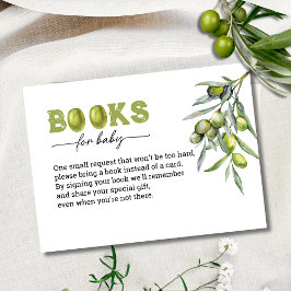 Een kleine is onderweg Boeken voor Baby Informatiekaartje