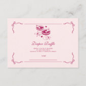 Een kleine is onderweg, Diapper Raffle Informatiekaartje (Voorkant)