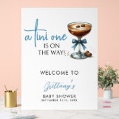 Een kleine is op de weg Baby shower welkom Acryl Bord (Huwelijk)