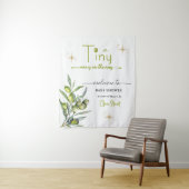 Een kleine is op de weg welkomstbord wandkleed (In situ)