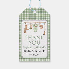 Een kleine jager Baby Shower Cadeaulabel
