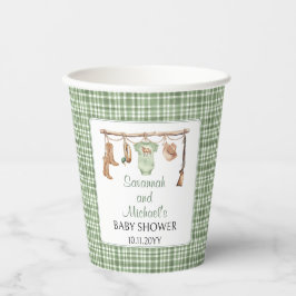 Een Kleine Jager is op komst Baby Shower Papieren Bekers