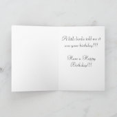 Een kleine Kaart van de Verjaardag van het (Binnen)