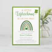 Een kleine kabouter St. Patrick's Baby shower Kaart (Staand voorkant)