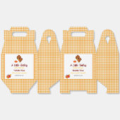 EEN KLEINE KALKOEN BABYSHOWER HERFST THANKSGIVING BEDANKDOOSJES (Ongevouwen)