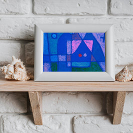Een kleine kamer in Venetië door Paul Klee, Abstra Foto Afdruk