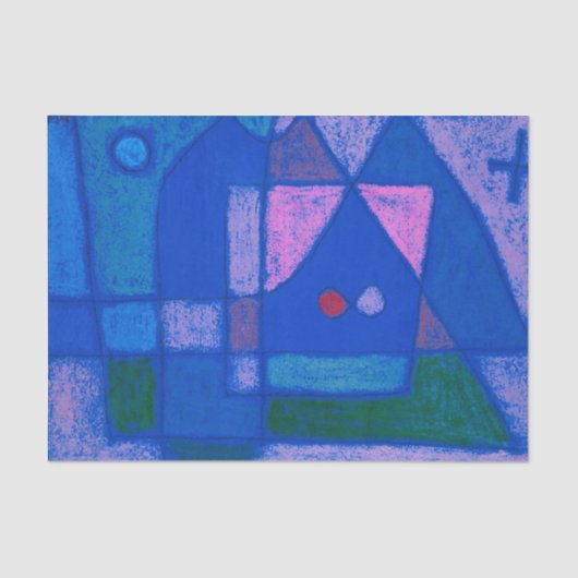 Een kleine kamer in Venetië door Paul Klee, Abstra Tissuepapier (Voorkant)