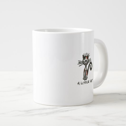 Een kleine kat grote koffiekop (Voorkant rechts)