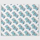 Een kleine kikkervisje aan te passen cadeaupapier (Vlak)