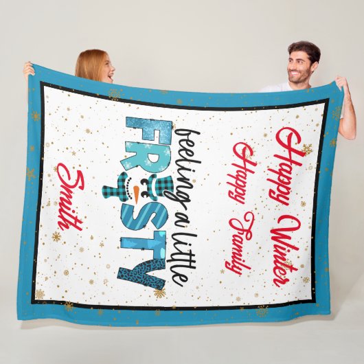 Een kleine kikkervisje aan te passen fleece deken (In situ)