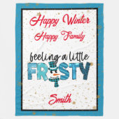 Een kleine kikkervisje aan te passen fleece deken (Voorkant)