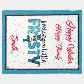 Een kleine kikkervisje aan te passen fleece deken (Voorkant (Horizontaal))