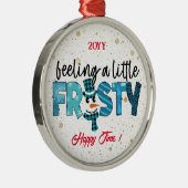 Een kleine kikkervisje aan te passen metalen ornament (Rechts)