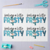 Een kleine kikkervisje aan te passen tissuepapier (Craft)