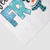 Een kleine kikkervisje aan te passen tissuepapier (Detail)