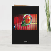 Een kleine kolibrie kaart (Achterkant)