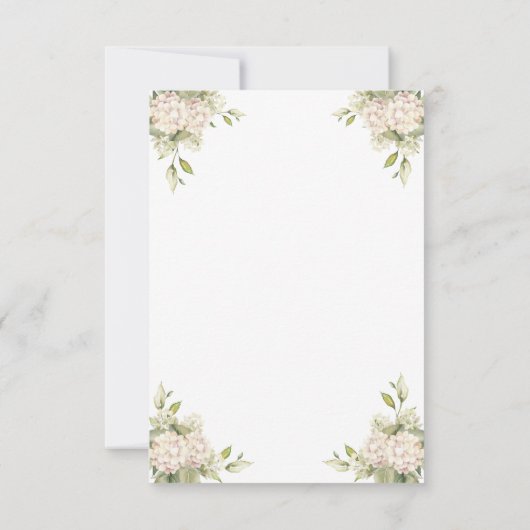 Een kleine Lambchop Waterverf Bedankkaart (Achterkant)