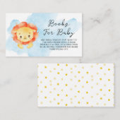 Een kleine leeuw is een Waterverf-bootgast. Informatiekaartje (Voorkant / Achterkant)