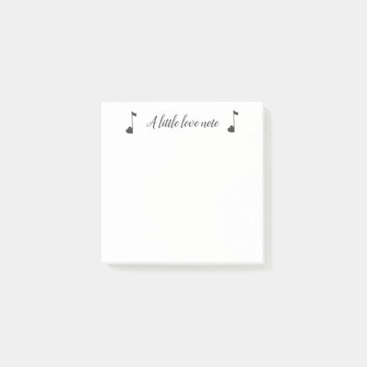 Een kleine liefdesnotitie netjes notitieblok post-it® notes (Voorkant)