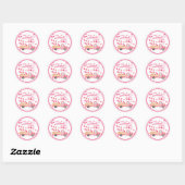 Een kleine liefje Baby shower sticker (Vel)