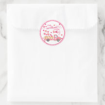 Een kleine liefje Baby shower sticker