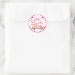 Een kleine liefje Baby shower sticker