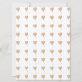 Een kleine liefje is onderweg Baby shower (Achterkant)