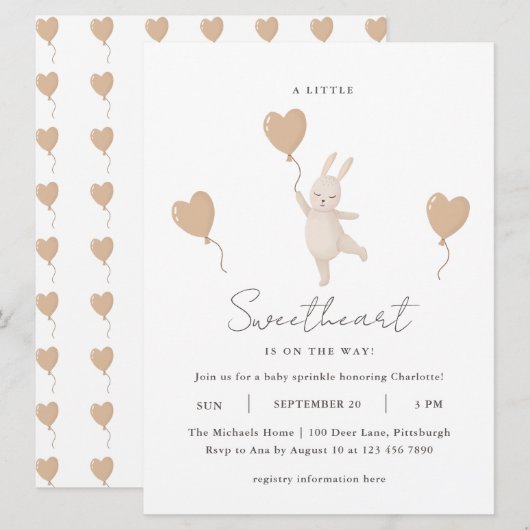 Een kleine liefje is onderweg naar Baby Sprinkle (Voorkant / Achterkant)