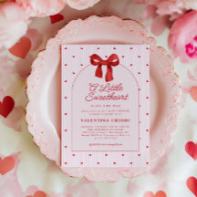 Een Kleine Liefje Valentijn Coquette Baby Shower