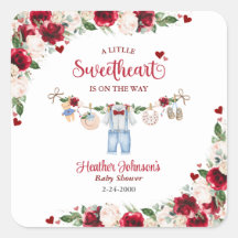 Een Kleine Liefje Valentijn Jongen Baby Borrel