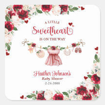 Een Kleine Liefje Valentijn Meisje Baby Borrel 