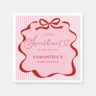 Een Kleine Liefje Valentijns Baby Shower Servet