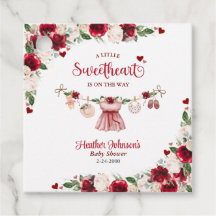Een Kleine Liefje Valentijnsdag Meisje Baby Shower