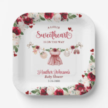 Een Kleine Liefje Valentijnsmeisje Baby Shower
