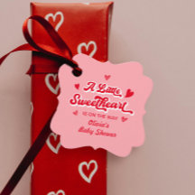 Een kleine lieverd rode roze Valentijn Baby shower